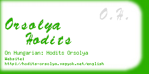 orsolya hodits business card